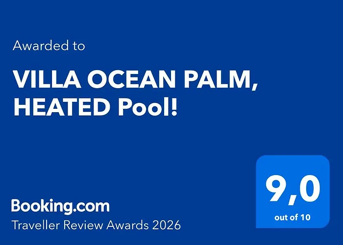 Ocean Palm, Heated Pool! 빌라