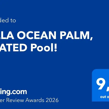 Ocean Palm, Heated Pool! 别墅